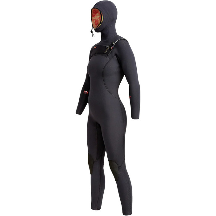 2023 Xcel Womens Comp X 5.5/4.5mm Hooded Chest Zip Wetsuit XW23WN55C2H0 - Black